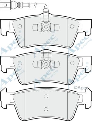 APEC BRAKING Jarrupala, levyjarru PAD1727